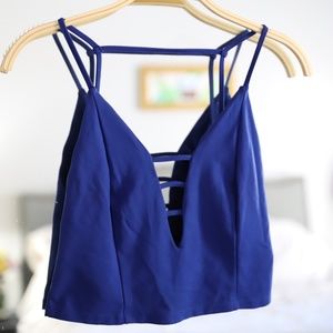 sexy crop top simi backless